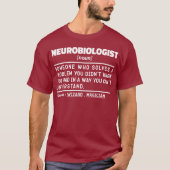 T-shirt Neurobiologiste Noun Neurologie Cool de soins infi (Devant)