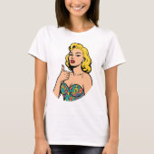 T-shirt Neurodivergent Pop Art - Open Mind Marilyn Style (Devant)