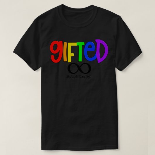 T-shirt Neurodivers Gifted (Design devant)