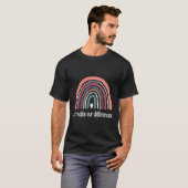 T-shirt Neurodiversité Autisme arc-en-ciel Neurodivergent  (Devant entier)