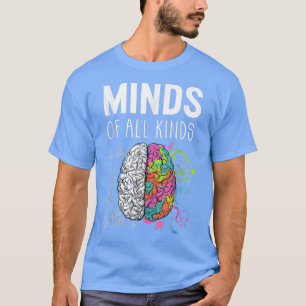T-shirt Neurodiversité Cerveau TDAH Sensibilisation sur l'