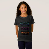 T-Shirt Neurodiversité colorée (Devant entier)