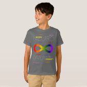 T-shirt Neurodiversité points sombres (Devant entier)