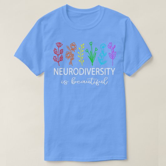 T-shirt Neurodiversité Sensibilisation sur l'autisme TDAH  (Design devant)