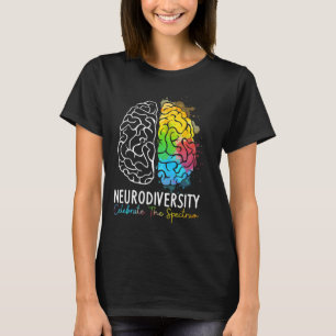 T-shirt Neurodiversité - spectre autistique Asd Adhd Arc e