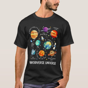T-shirt Neurodiversité Universe Planet Sensibilisation sur