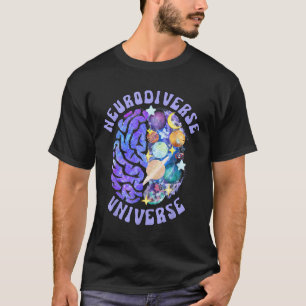 T-shirt Neurodiversité Universelle Neurodiversité Cerveau 
