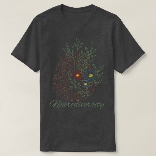 T-shirt Neurodiversity ADHD ASD Autism (Design devant)