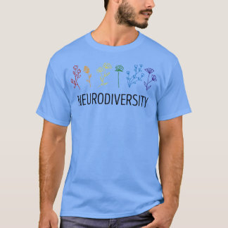 T-shirt Neurodiversity Sensibilisation sur l'autisme ADHD