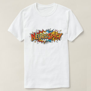 T-shirt Neuroépicé Bande dessinée drôle ADHD Autisme Art P
