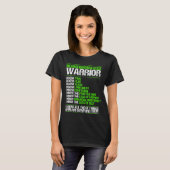 T-shirt Neurofibromatose Sensibilisation Douleur Vert Ruba (Devant entier)
