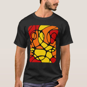 T-shirt Neurographie du design abstrait moderne