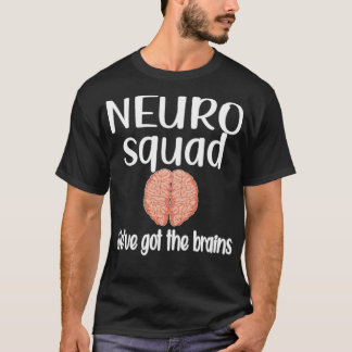 T-shirt Neurologie Escadron Neurologue Technicien Neuro be