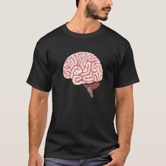 T-shirt Neurologie neurologique de l'anatomie du cerveau h (Devant)
