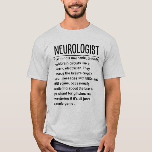 T-shirt Neurologue (Devant)