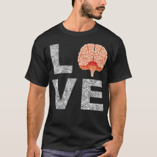 T-shirt Neurologue Aimer Neurochirurgien Cerveau Chirurgie