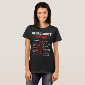 T-shirt Neurologue Brain Neuroscience (Devant entier)