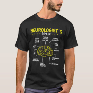 T-shirt Neurologue Neurologie du cerveau Science Neuroscie
