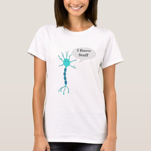 T-shirt Neuron Je Connais Des Choses (Devant)