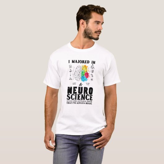 T-shirt Neuroscience (Devant entier)