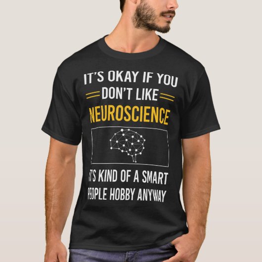 T-shirt Neuroscientifique des personnes intelligentes (Devant)