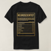 T-shirt Neuroscientifique Funny Neuroscience Étiquette nut (Design devant)