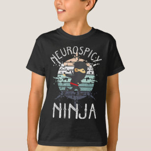 T-shirt Neurospicy Ninja Sensibilisation sur l'autisme Neu