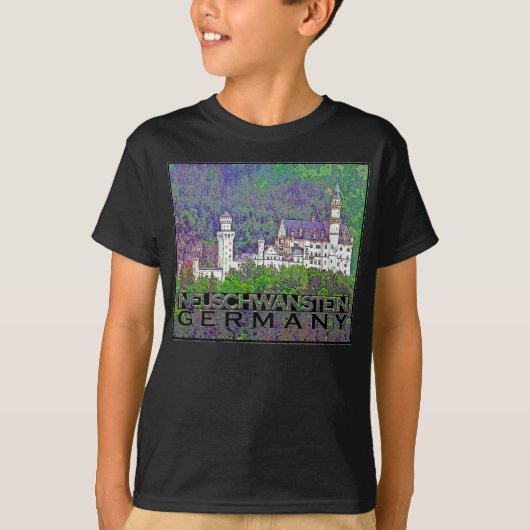 T-shirt Neuschwanstein (Devant)