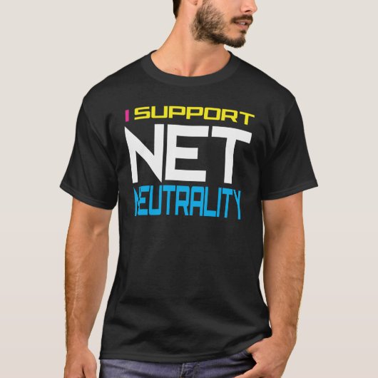 T-shirt Neutralité nette de Suppor (Devant)