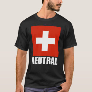 T-shirt NEUTRE (de drapeau suisse)
