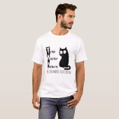 T-shirt Neutre Piège Retourne La Solution Humane. Chat mig (Devant entier)