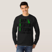 T-shirt Neutre Piège Retourner La Solution Humane (Devant entier)