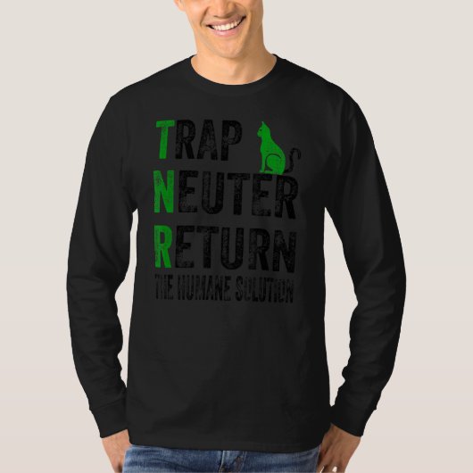 T-shirt Neutre Piège Retourner La Solution Humane (Devant)
