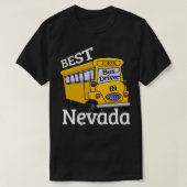 T-shirt Nevada Best School Bus Driver (Design devant)