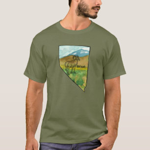 T-shirt Nevada Bighorn Wildlife Desert Mountains