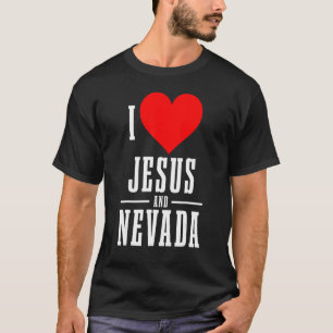 T-shirt Nevada I Love Jesus Et Nevada Christian