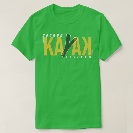 T-shirt nevada kayak (Design devant)