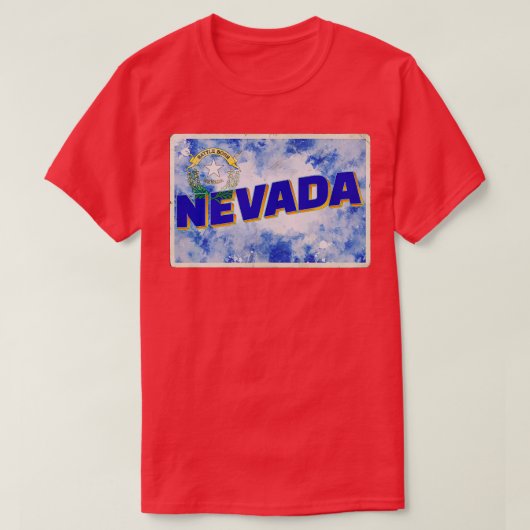 T-shirt Nevada style vintage rétro souvenir 1 (Design devant)