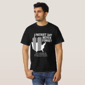 T-shirt Never Forget 911 20th Anniversary Patriot Day 2021 (Devant entier)