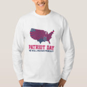 T-shirt Never Forget 911 20th Anniversary Patriot Day 2021 (Devant)