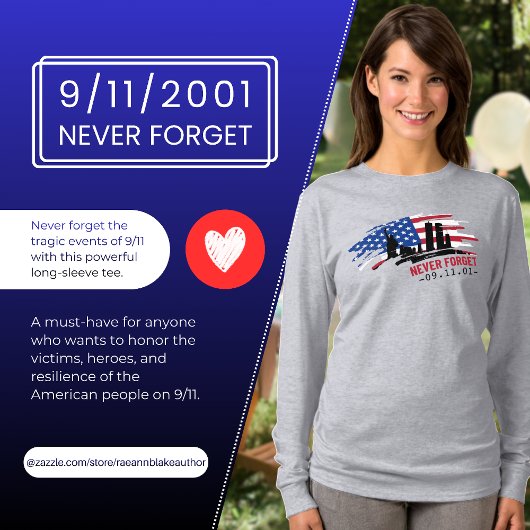 T-shirt Never Forget 9/11