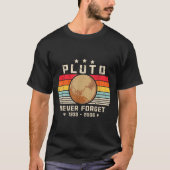 T-shirt Never Forget Shirt. Retro Style Funny Space, Scien (Devant)