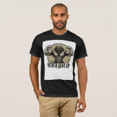 T-shirt NEVER GIVE UP – Muscular Wolf Power    (Devant entier)