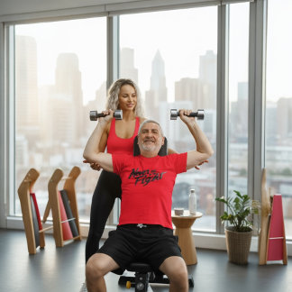 T-shirt Never Out of the Fight