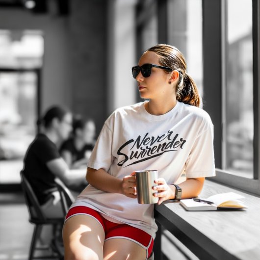 T-shirt Never Surrender