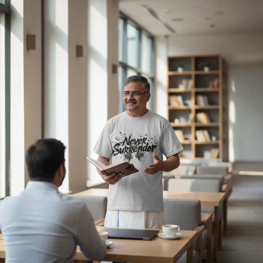 T-shirt Never Surrender