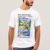 T-shirt Never Underestimate Your Opponent Pickleball (Devant)