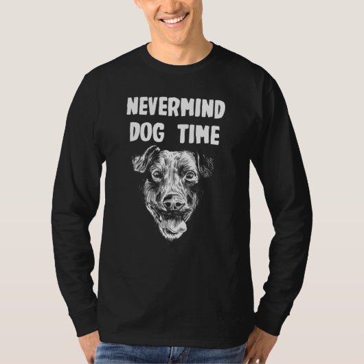 T-shirt Nevermind Dog Time (Devant)