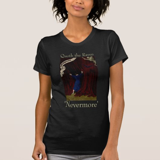 T-shirt Nevermore. (Devant)