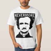 T-shirt Nevermore Edgar Allan Poe (Devant)